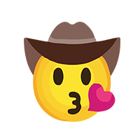 Kiss Cowboy Emoji