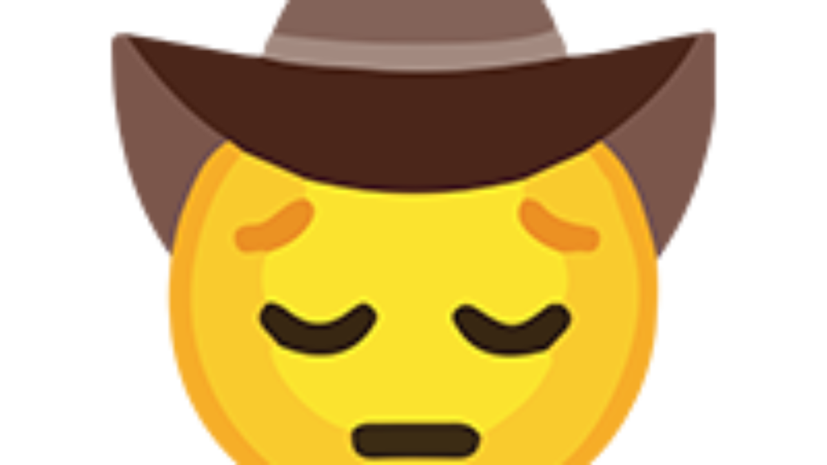 Sad Cowboy Emoji