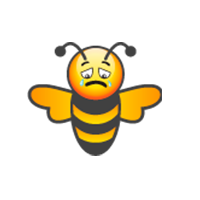 Bee Sad Emoji