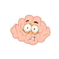 Brain Shocked Emoji