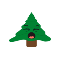 Christmas Sleepy Emoji