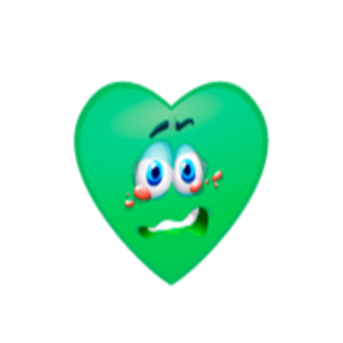 Green Heart Emoji Free Twitch Emotes