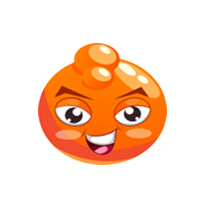 Orange Ha Ha Emoji