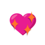 Sparkling-Pink-Heart-Emoji - Free Twitch Emotes