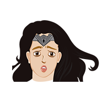 Wonder Women Shocked Emoji 2021